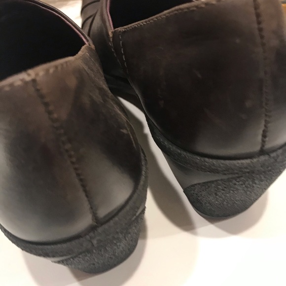 ROMIKA leather slip on small heel brown 7.5 - Picture 3 of 4